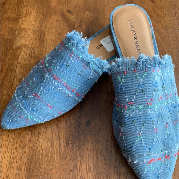 Lucky Brand Shoes - LUCKY BRAND Denim Flats NEW Sz 7.5